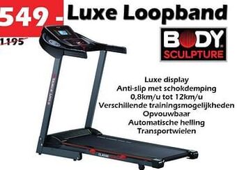iTEK Luxe loopband aanbieding