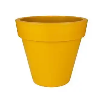 Brico Elho pot ’Pure Round’ oker 50 cm aanbieding