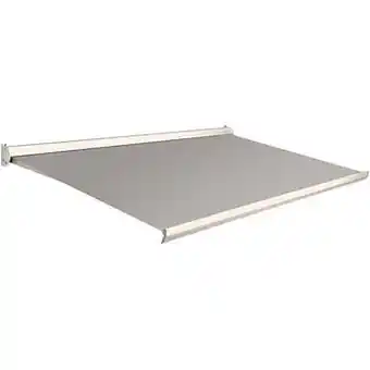 Brico Domasol zonnetent manueel ’Factor 10-C’ grijs 550 x 250 cm aanbieding