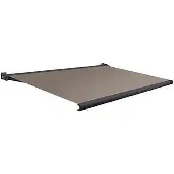 Brico Domasol zonnetent elektrisch ’Factor 20-A’ lichtbruin 500 x 250 cm aanbieding
