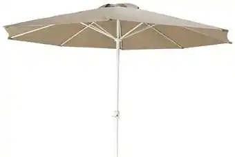 Aluminium parasol diameter 3,5 m taupe