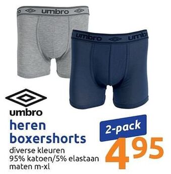 Action Heren boxershorts aanbieding