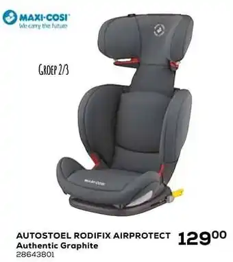 Supra Bazar Autostoel rodifix airprotect authentic graphite 28643801 aanbieding