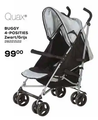 Supra Bazar Buggy 4-posities zwart-grijs 28221522 aanbieding
