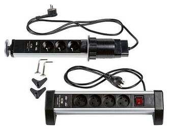 Lidl SILVERCREST® Stekkerdoos met USB-poorten aanbieding