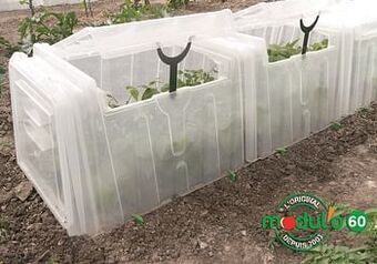 Brico Tunnelserre mini Modul’o 60 transparant polypropyleen 79x59x50cm aanbieding