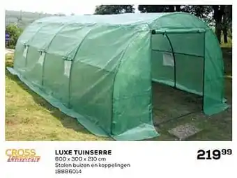 Luxe tuinserre 600 x 300 x 210 cm 18886014