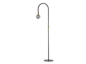 Deba Meubelen Vloerlamp PIKE - Zwart/goud Zwart aanbieding
