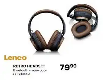 Lenco retro headset 28633554