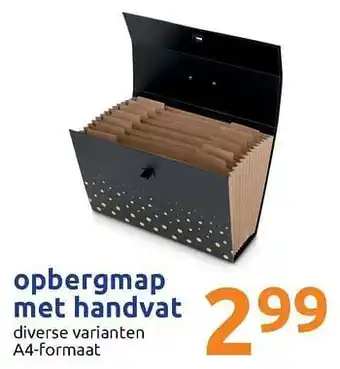 Action Opbergmap met handvat aanbieding