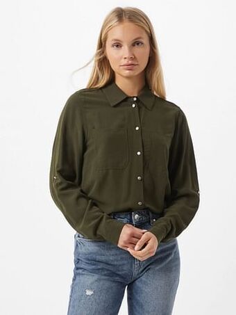 Berca Shoes Only Bloes Only Yolanda Bloes Shirt - Groen aanbieding