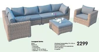 Fun Loungeset santos aanbieding