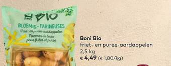 Bio Planet Boni Bio Friet- En Puree-aardappelen aanbieding