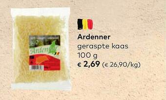 Bio Planet Ardenner Geraspte Kaas aanbieding