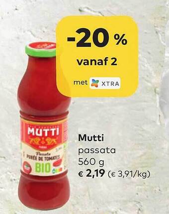 Bio Planet Mutti Passata aanbieding