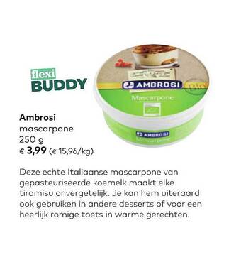 Bio Planet Ambrosi Mascarpone aanbieding