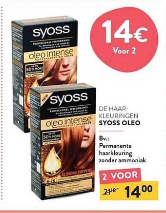 Di Syoss Oleo aanbieding