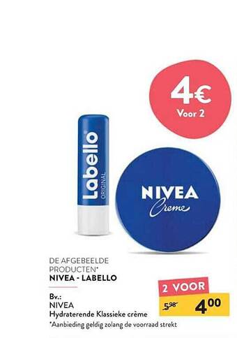 Di Nivea - Labello aanbieding