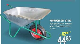 HandyHome Kruiwagen 90l 'at 100' aanbieding