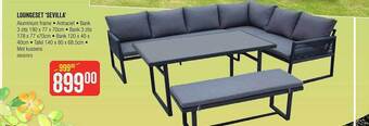 HandyHome Loungeset 'sevilla' aanbieding