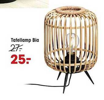Kwantum Tafellamp Bia aanbieding