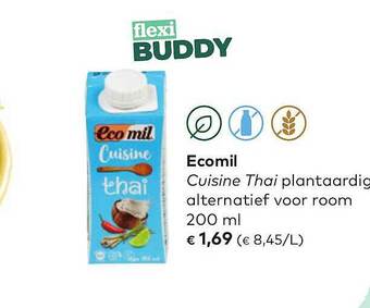 Bio Planet Ecomil Cuisine Thai Plantaardig Alternatief Voor Room aanbieding