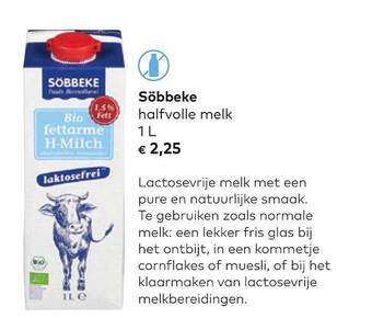Bio Planet Söbbeke Halfvolle Melk aanbieding