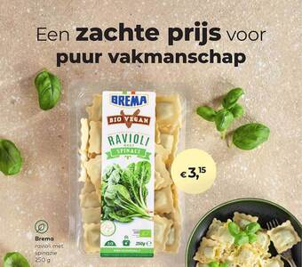Bio Planet Brema Ravioli Met Spinazie aanbieding