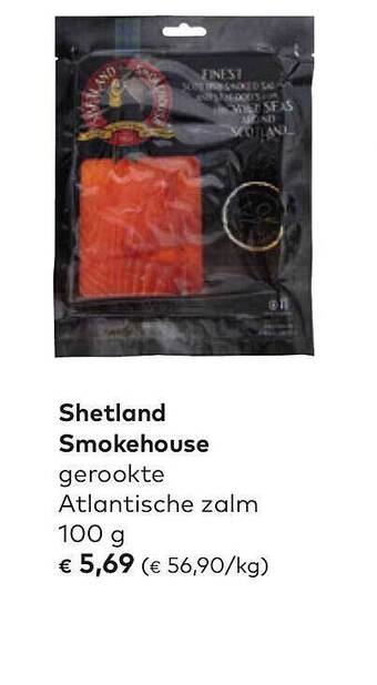 Bio Planet Shetland Smokehouse Gerookte Atlantische Zalm aanbieding