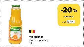 Bio Planet Weldenhof Sinaasappelsap aanbieding