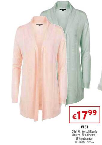 Trafic Vest S Tot Xl aanbieding
