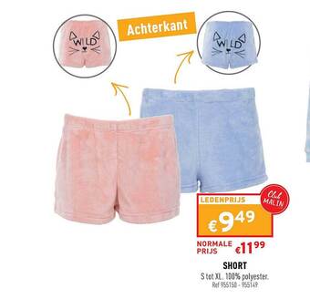 Trafic Short aanbieding