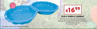 Trafic Schelp Dubbele Zandbak aanbieding