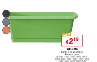 Trafic Bloembak aanbieding