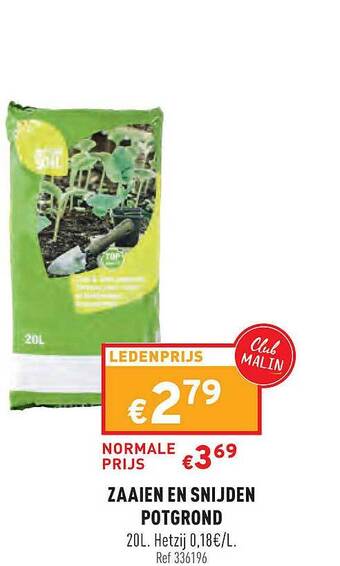 Trafic Zaaien En Snijden Potgrond aanbieding