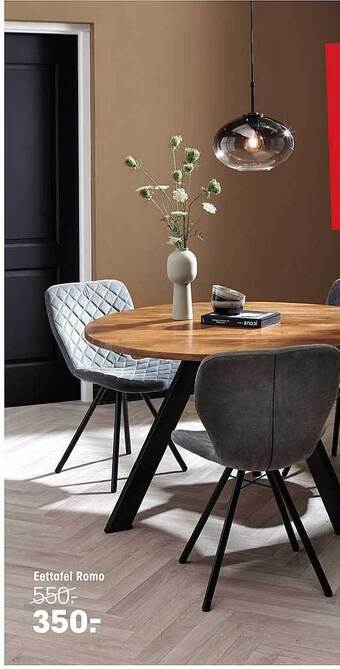 Kwantum Eettafel Romo aanbieding