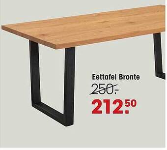 Kwantum Eettafel Bronte aanbieding