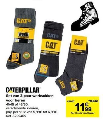 Set van 3 paar werksokken voor heren