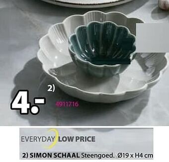 Jysk Simon schaal aanbieding