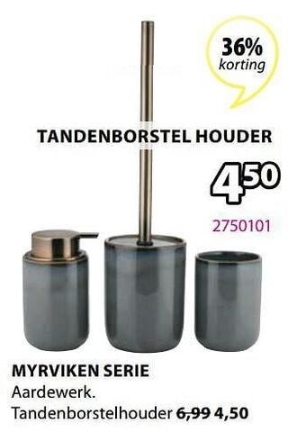 Jysk Myrviken tandenborstelhouder aanbieding