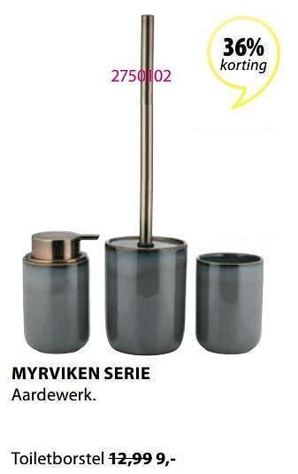 Jysk Myrviken toiletborstel aanbieding