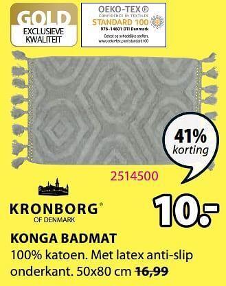 Jysk Konga badmat aanbieding