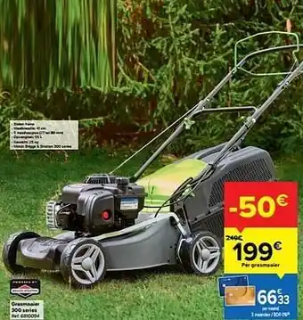 Briggs + stratton grasmaaier 300 series
