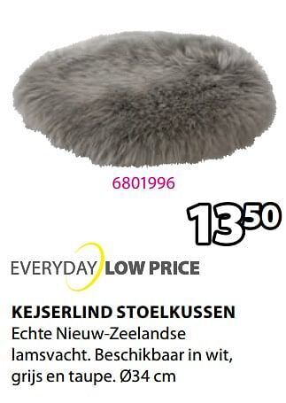 Jysk Kejserlind stoelkussen aanbieding