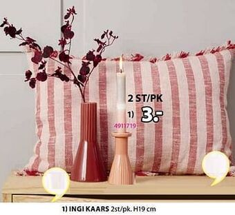 Jysk Ingi kaars aanbieding