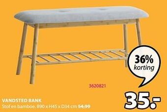 Jysk Vandsted bank aanbieding