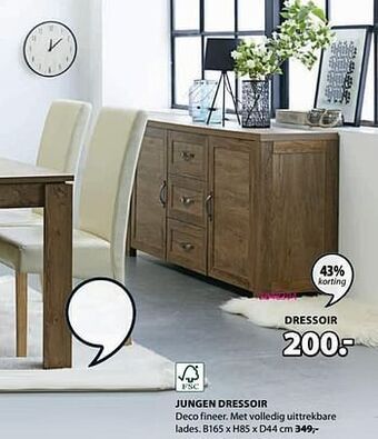 Jysk Jungen dressoir aanbieding