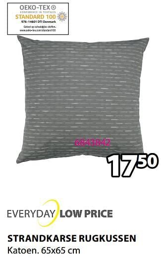 Jysk Strandkarse rugkussen aanbieding