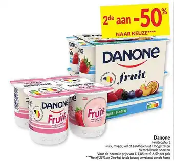 Intermarché Danone Fruityoghurt aanbieding