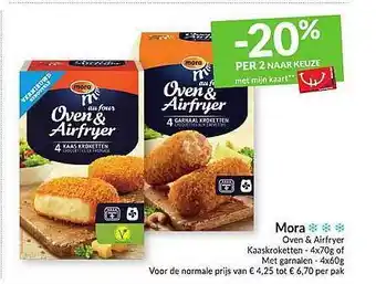 Intermarché Mora Oven & Airfryer Kaaskroketten Of Met Garnalen aanbieding